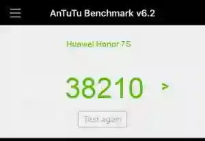 Результат Huawei Honor 7S в тесте Antutu Результат Huawei Honor 7S в тесте Antutu