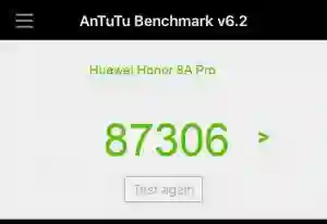 Результат Huawei Honor 8A Pro в тесте Antutu Результат Huawei Honor 8A Pro в тесте Antutu