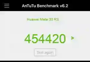 Результат Huawei Mate 30 RS в тесте Antutu Результат Huawei Mate 30 RS в тесте Antutu